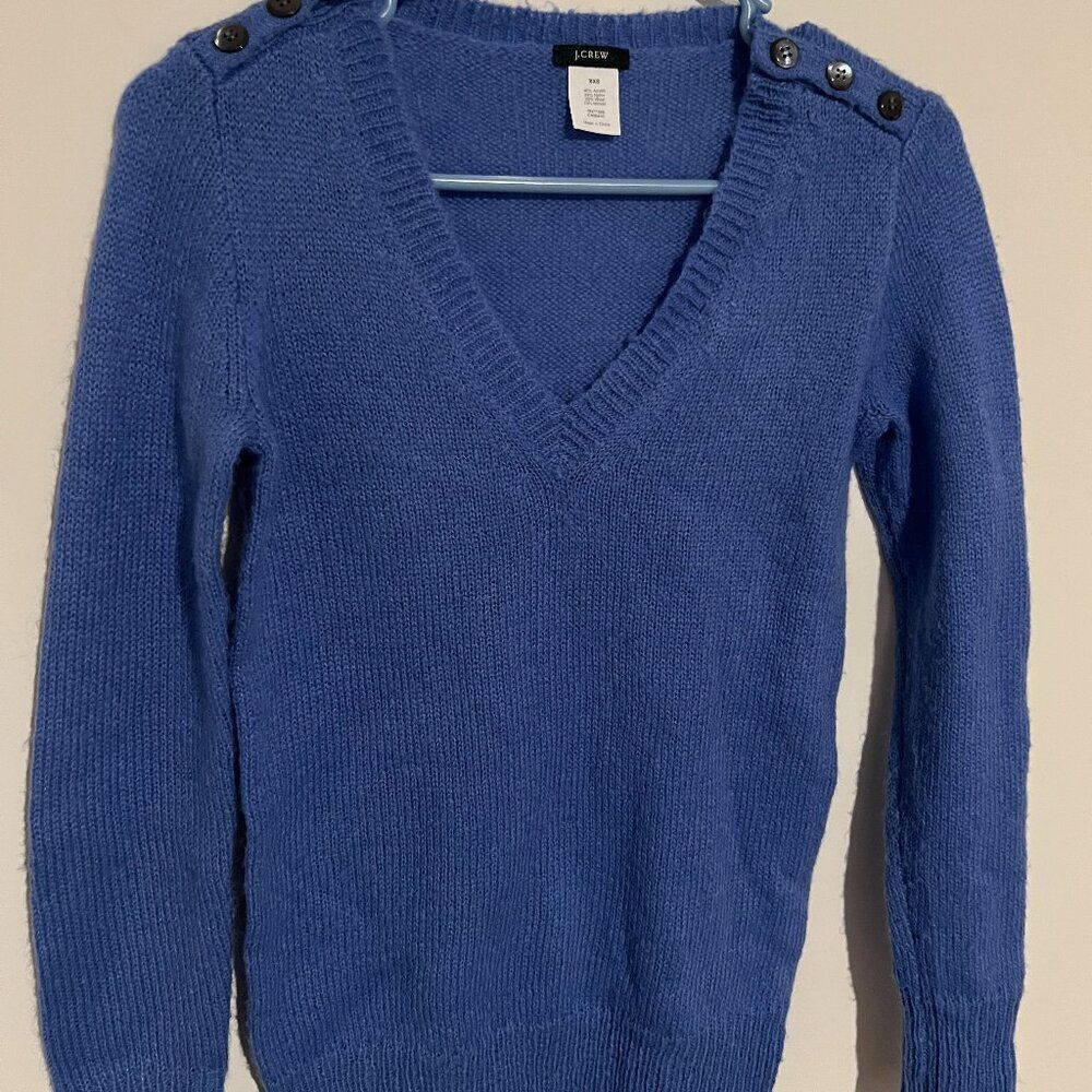J Crew blue xxs sweater